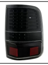 Xtune Akkon LED Tail Lights With Black Lens Ford F150 2004-2008                                     - ALT-JH-FF15004-LED-G2-BK - Image 2