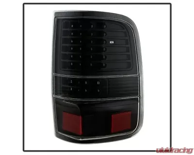 Xtune Akkon LED Tail Lights With Black Lens Ford F150 2004-2008 - ALT-JH-FF15004-LED-G2-BK