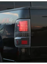 Xtune Akkon LED Tail Lights With Black Lens Ford F150 2004-2008                                     - ALT-JH-FF15004-LED-G2-BK - Image 11