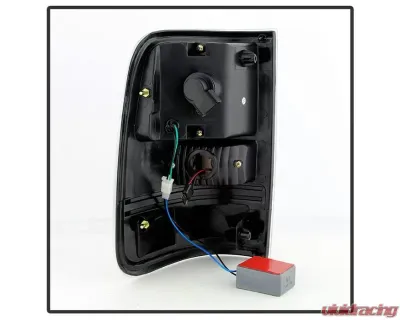 Xtune Akkon LED Tail Lights With Black Lens Ford F150 2004-2008 - ALT-JH-FF15004-LED-G2-BK