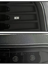 Xtune Akkon LED Tail Lights With Black Lens Ford F150 2004-2008                                     - ALT-JH-FF15004-LED-G2-BK - Image 4