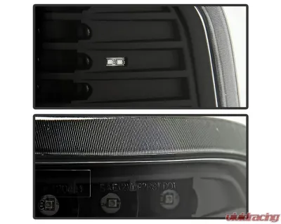 Xtune Akkon LED Tail Lights With Black Lens Ford F150 2004-2008 - ALT-JH-FF15004-LED-G2-BK