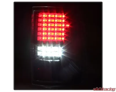 Xtune Akkon LED Tail Lights With Black Lens Ford F150 2004-2008 - ALT-JH-FF15004-LED-G2-BK