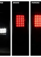 Xtune Akkon LED Tail Lights With Black Lens Ford F150 2004-2008                                     - ALT-JH-FF15004-LED-G2-BK - Image 9