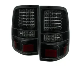 Xtune LED Tail Lights With Black Smoked Lens Ford F150 2004-2008