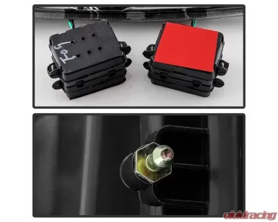 Xtune LED Tail Lights With Black Lens Ford F150 2009-2014 - ALT-JH-FF15009-LED-BK