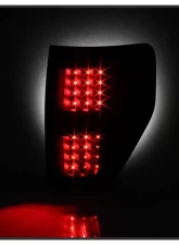 Xtune LED Tail Lights With Black Lens Ford F150 2009-2014                                     - ALT-JH-FF15009-LED-BK - Image 7