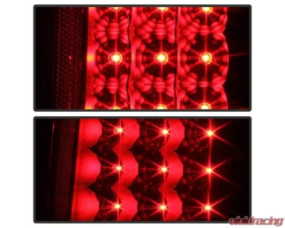 Xtune LED Tail Lights With Black Lens Ford F150 2009-2014 - ALT-JH-FF15009-LED-BK