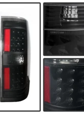 Xtune LED Tail Lights With Black Smoked Lens Ford F150 2009-2014                                     - ALT-JH-FF15009-LED-BSM - Image 2