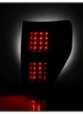 Xtune LED Tail Lights With Black Smoked Lens Ford F150 2009-2014                                     - ALT-JH-FF15009-LED-BSM - Image 7