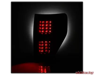 Xtune LED Tail Lights With Black Smoked Lens Ford F150 2009-2014 - ALT-JH-FF15009-LED-BSM