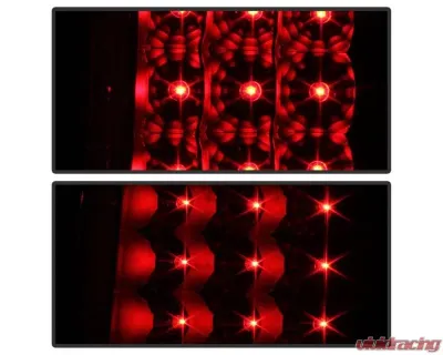 Xtune LED Tail Lights With Black Smoked Lens Ford F150 2009-2014 - ALT-JH-FF15009-LED-BSM