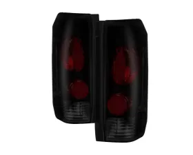 Xtune Euro Style Tail Lights With Black Smoked Lens Ford Bronco | F150 | F250 | F350 1987-1996