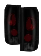 Xtune Euro Style Tail Lights With Black Smoked Lens Ford Bronco | F150 | F250 | F350 1987-1996                                     - ALT-JH-FF15089-BSM - Image 5