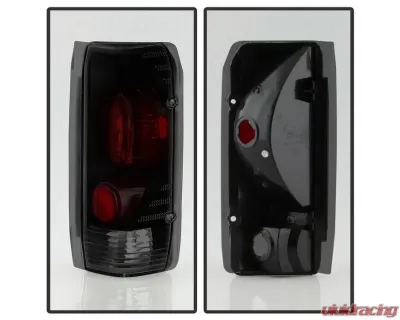 Xtune Euro Style Tail Lights With Black Smoked Lens Ford Bronco | F150 | F250 | F350 1987-1996 - ALT-JH-FF15089-BSM