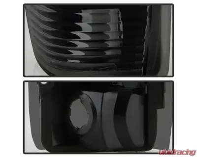 Xtune Euro Style Tail Lights With Black Smoked Lens Ford Bronco | F150 | F250 | F350 1987-1996 - ALT-JH-FF15089-BSM