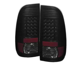 Xtune LED Tail Lights With Black Smoked Lens Ford F150 | F250 | F350 | F450 | F550 1997-2007