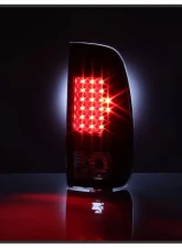 Xtune LED Tail Lights With Black Lens Ford F150 | F250 | F350 | F450 | F550 1997-2007                                     - ALT-JH-FF15097-LED-BK - Image 6