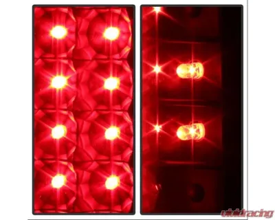 Xtune LED Tail Lights With Black Lens Ford F150 | F250 | F350 | F450 | F550 1997-2007 - ALT-JH-FF15097-LED-BK