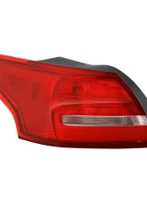 Xtune OE Left Driver Side Tail Light With Red Clear Lens Ford Focus 2015-2018                                     - ALT-JH-FFOC15-4D-OE-L - Image 6