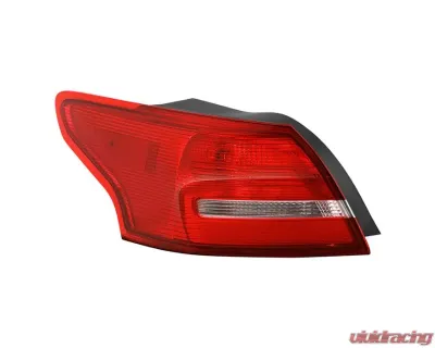 Xtune OE Left Driver Side Tail Light With Red Clear Lens Ford Focus 2015-2018 - ALT-JH-FFOC15-4D-OE-L