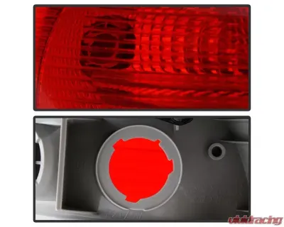 Xtune OE Left Driver Side Tail Light With Red Clear Lens Ford Focus 2015-2018 - ALT-JH-FFOC15-4D-OE-L