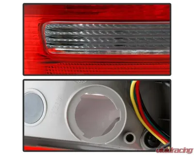 Xtune OE Left Driver Side Tail Light With Red Clear Lens Ford Focus 2015-2018 - ALT-JH-FFOC15-4D-OE-L