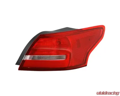 Xtune OE Right Passenger Side Tail Light With Red Clear Lens Ford Focus 2015-2018 - ALT-JH-FFOC15-4D-OE-R