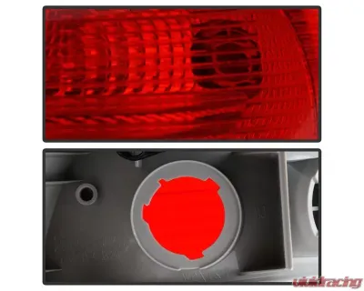 Xtune OE Right Passenger Side Tail Light With Red Clear Lens Ford Focus 2015-2018 - ALT-JH-FFOC15-4D-OE-R
