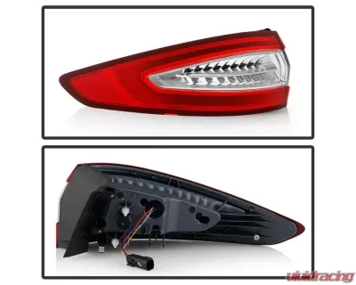 Xtune OE Outer Left Driver Side Tail Lights (Fit Titanium only) Ford Fusion 2013-2016 - ALT-JH-FFU14T-OE-OL