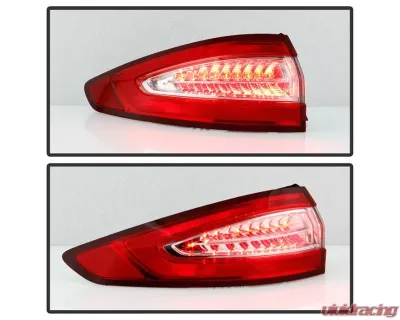 Xtune OE Outer Left Driver Side Tail Lights (Fit Titanium only) Ford Fusion 2013-2016 - ALT-JH-FFU14T-OE-OL