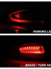 Xtune OE Outer Left Driver Side Tail Lights (Fit Titanium only) Ford Fusion 2013-2016                                     - ALT-JH-FFU14T-OE-OL - Image 7