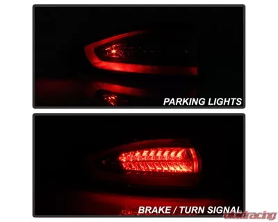 Xtune OE Outer Left Driver Side Tail Lights (Fit Titanium only) Ford Fusion 2013-2016 - ALT-JH-FFU14T-OE-OL