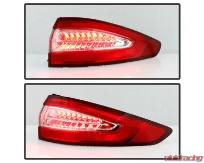 Xtune OE Outer Right Passenger Side Tail Lights (Fit Titanium only) Ford Fusion 2013-2016 - ALT-JH-FFU14T-OE-OR