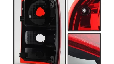 Xtune OEM Style Tail Lights With Red Clear Lens Ford Ranger 2006-2011                                     - ALT-JH-FR06-OE-RC - Image 2