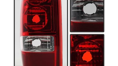 Xtune OEM Style Tail Lights With Red Clear Lens Ford Ranger 2006-2011                                     - ALT-JH-FR06-OE-RC - Image 3