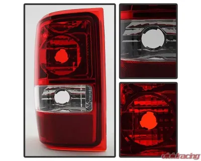 Xtune OEM Style Tail Lights With Red Clear Lens Ford Ranger 2006-2011 - ALT-JH-FR06-OE-RC