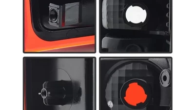 Xtune OEM Style Tail Lights With Red Clear Lens Ford Ranger 2006-2011                                     - ALT-JH-FR06-OE-RC - Image 4