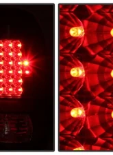 Xtune LED Tail Lights With Black Lens Ford F250 | F350 | F450 2008-2016                                     - ALT-JH-FS08-LED-BK - Image 5