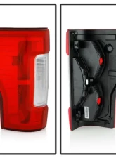 Xtune OE Left Driver Side Non-Blind Spot Tail Lights With Red Clear Lens Ford F250 | F350 2017-2019                                     - ALT-JH-FS17NBS-OE-L - Image 2
