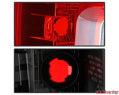 Xtune OE Left Driver Side Non-Blind Spot Tail Lights With Red Clear Lens Ford F250 | F350 2017-2019 - ALT-JH-FS17NBS-OE-L