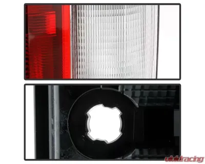 Xtune OE Left Driver Side Non-Blind Spot Tail Lights With Red Clear Lens Ford F250 | F350 2017-2019 - ALT-JH-FS17NBS-OE-L