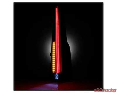 Xtune Escalade Style LED Tail Lights With Black Lens GMC Yukon 2015-2019 - ALT-JH-GY15-2IN1LED-BK