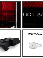Xtune POE OE Left LED Tail Light w/Bottom Bracket GM2800268 GMC Yukon 2015-2020                                     - ALT-JH-GY15-LED-OE-L - Image 5