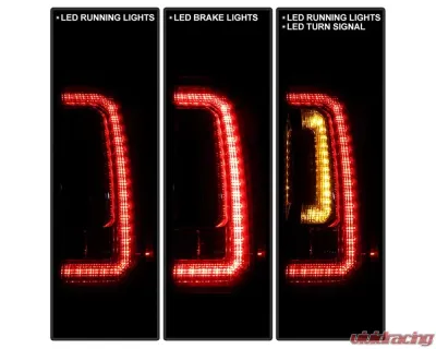 Xtune POE OE Left LED Tail Light w/Bottom Bracket GM2800268 GMC Yukon 2015-2020 - ALT-JH-GY15-LED-OE-L