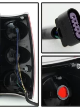 Xtune OEM Style Tail Lights GMC Yukon XL Denali | Yukon Denali 2007-2014                                     - ALT-JH-GYD-OE-RBK - Image 3