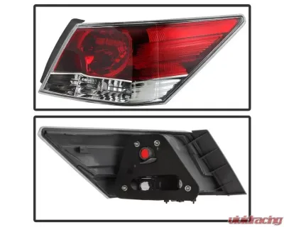 Xtune OE Left Driver Side Tail Lights Honda Accord 2008-2012 - ALT-JH-HA084D-OE-OL