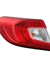 Xtune OE Outer Left Driver Side Tail Lights With Red Clear Lens Honda Accord 2018-2020                                     - ALT-JH-HA18-OE-OL - Image 9