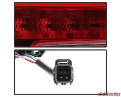 Xtune OE Outer Left Driver Side Tail Lights With Red Clear Lens Honda Accord 2018-2020 - ALT-JH-HA18-OE-OL