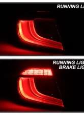 Xtune OE Outer Left Driver Side Tail Lights With Red Clear Lens Honda Accord 2018-2020                                     - ALT-JH-HA18-OE-OL - Image 9